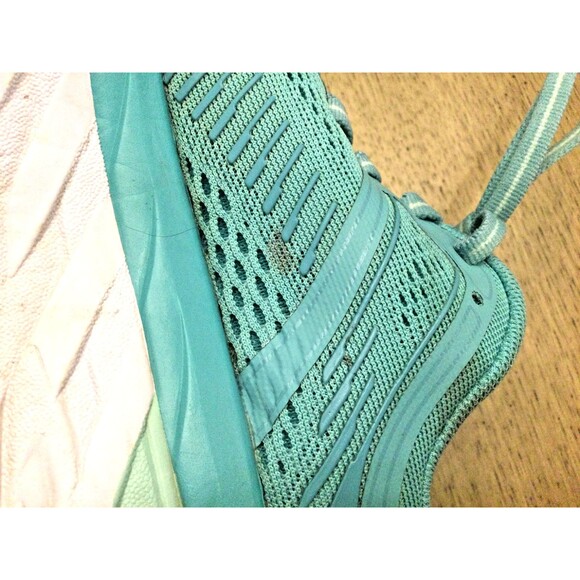 Hoka One One Bondi 7 Womens Size 6 Aquarelle Blue Green Running Shoes Comfort - Picture 6 of 11